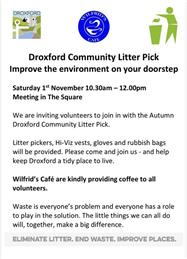 Community Litterpick - Saturday 1st November